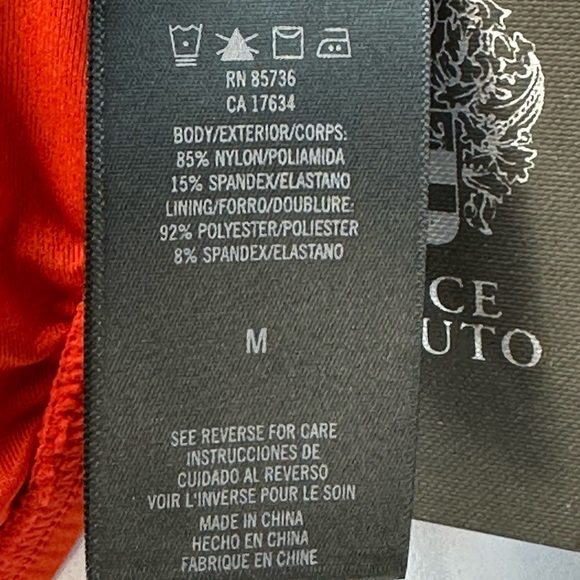 Vince Camuto Tie Waist Bikini Bottom - Red Sunset - size Medium - Picture 3 of 7